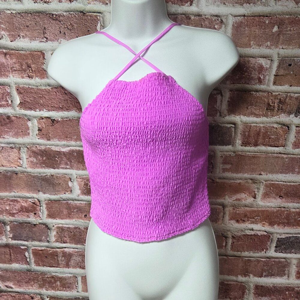Women's A NEW DAY Apron Cropped Tank Top Small